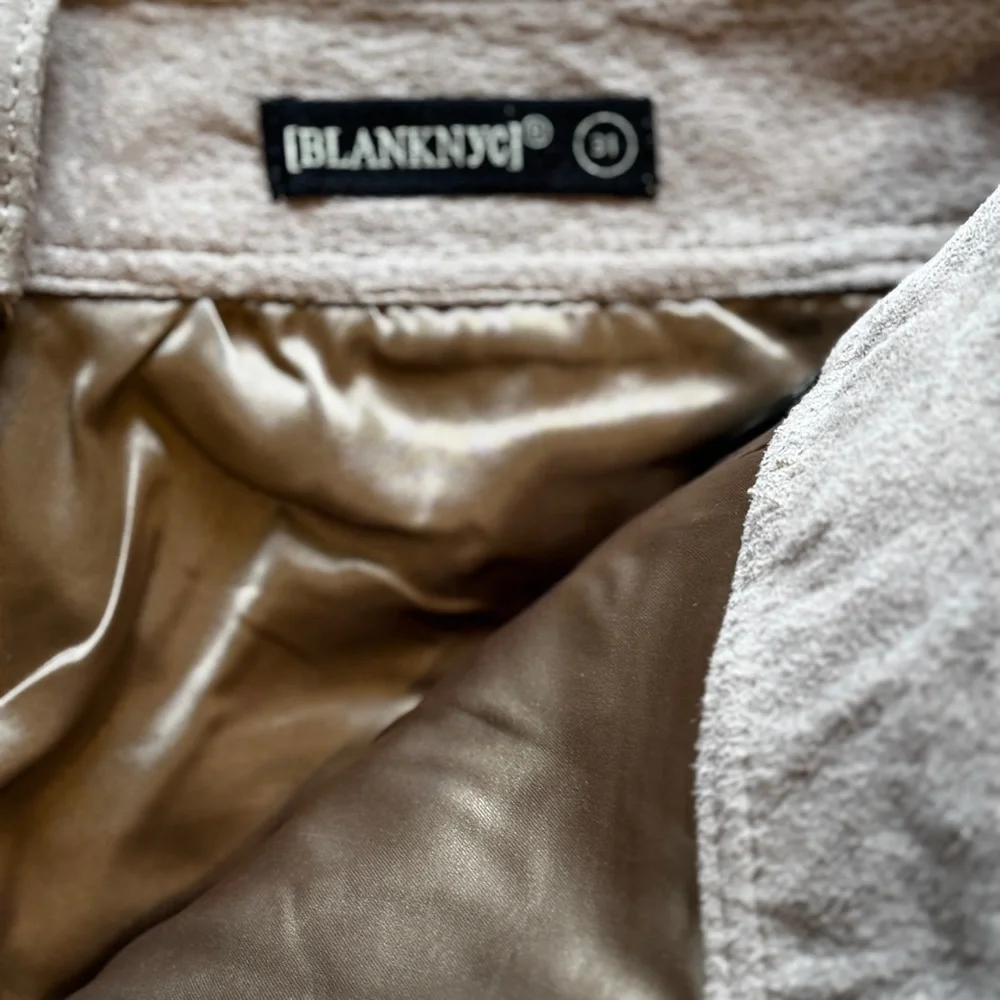 BLANK NYC‎ Leather Flap Pocket Womens Shorts Size 30 Color Bare It All NEW
